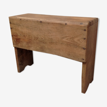 Banc en bois brut  vintage