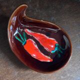 Vintage enameled ceramic bowl 1970