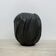 Rosenthal vase black porcelain Johan van Loon, 1980s