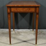 Small Marquetry Desk Table, Louis XVI style – 2nd part of the 19th century