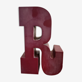 Sign letter R