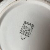 Salins France salad bowl with yellow flower decoration