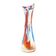 Mid-century modern vase, multicolour glass, Huta Hortensja, Poland, 1970s