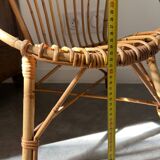 Fauteuil en rotin pour enfant