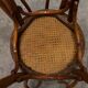 Pair of chairs bistrto Brief 1900 curved wood and canning