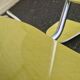 pair of yellow Formica chairs