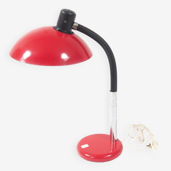 Very large red Targetti desk lamp