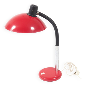 Very large red Targetti desk lamp