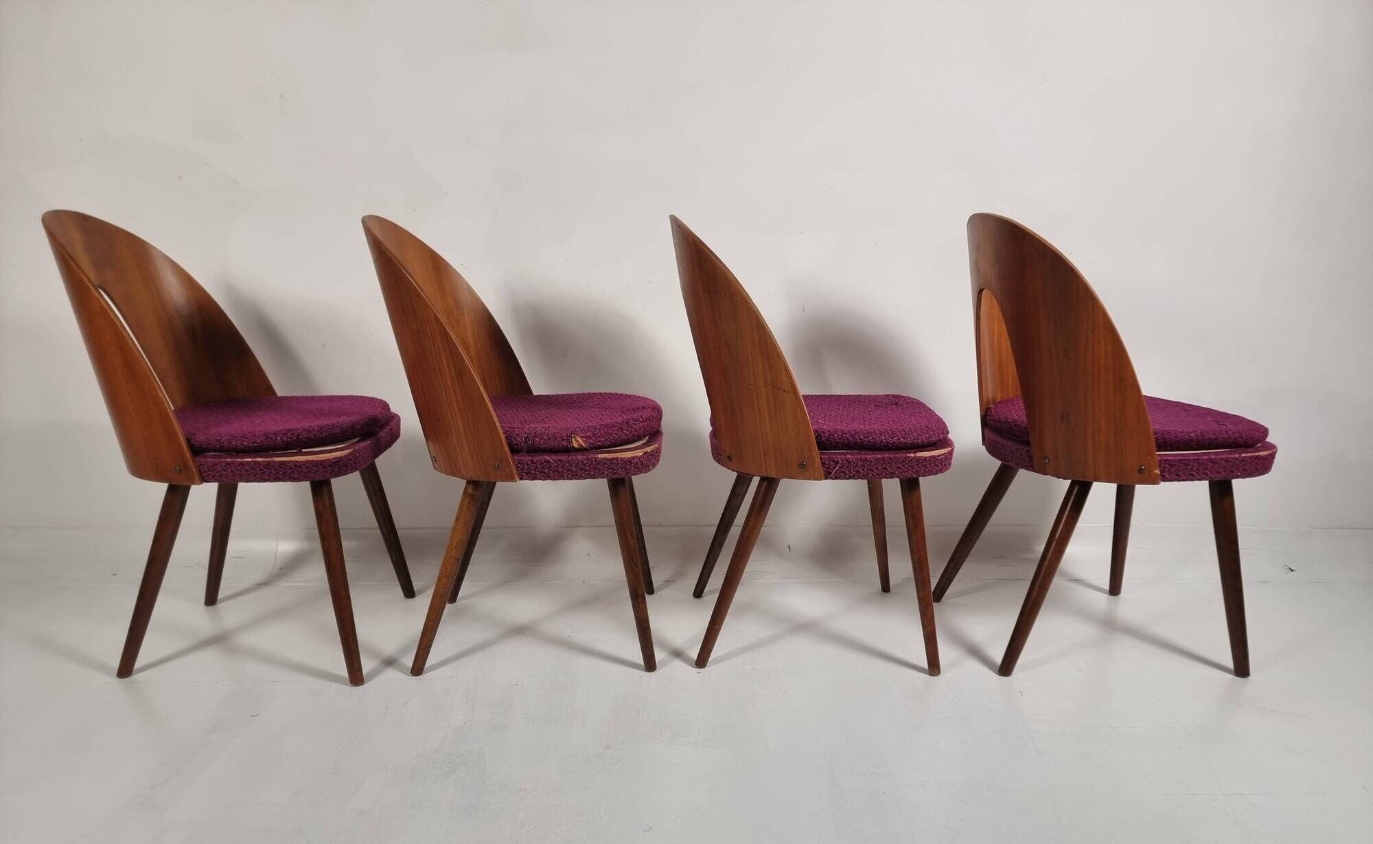 Vintage chairs by Antonin Suman from the 1960s, Set of 4