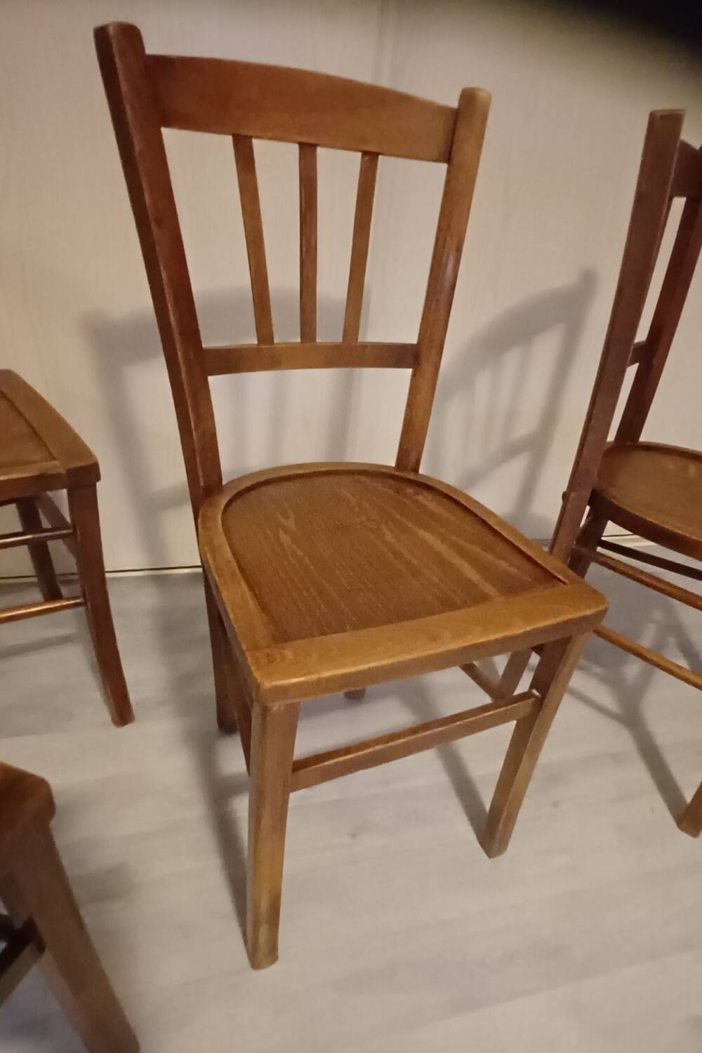 Set of 4 vintage bistro chairs