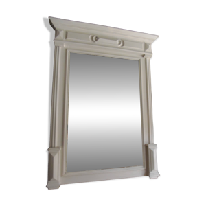 Miroir ancien biseauté, - gris