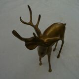 Deer, animal brass, vintage 70s