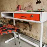 70s formica red child desk