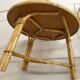 Audoux-Minnet rattan lounge set, 2 armchairs and table 1950-1960
