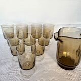 Luminarc glasses set and matching pitcher