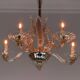 Venetian chandelier made of Murano glass, 5 light arms, circa 1920