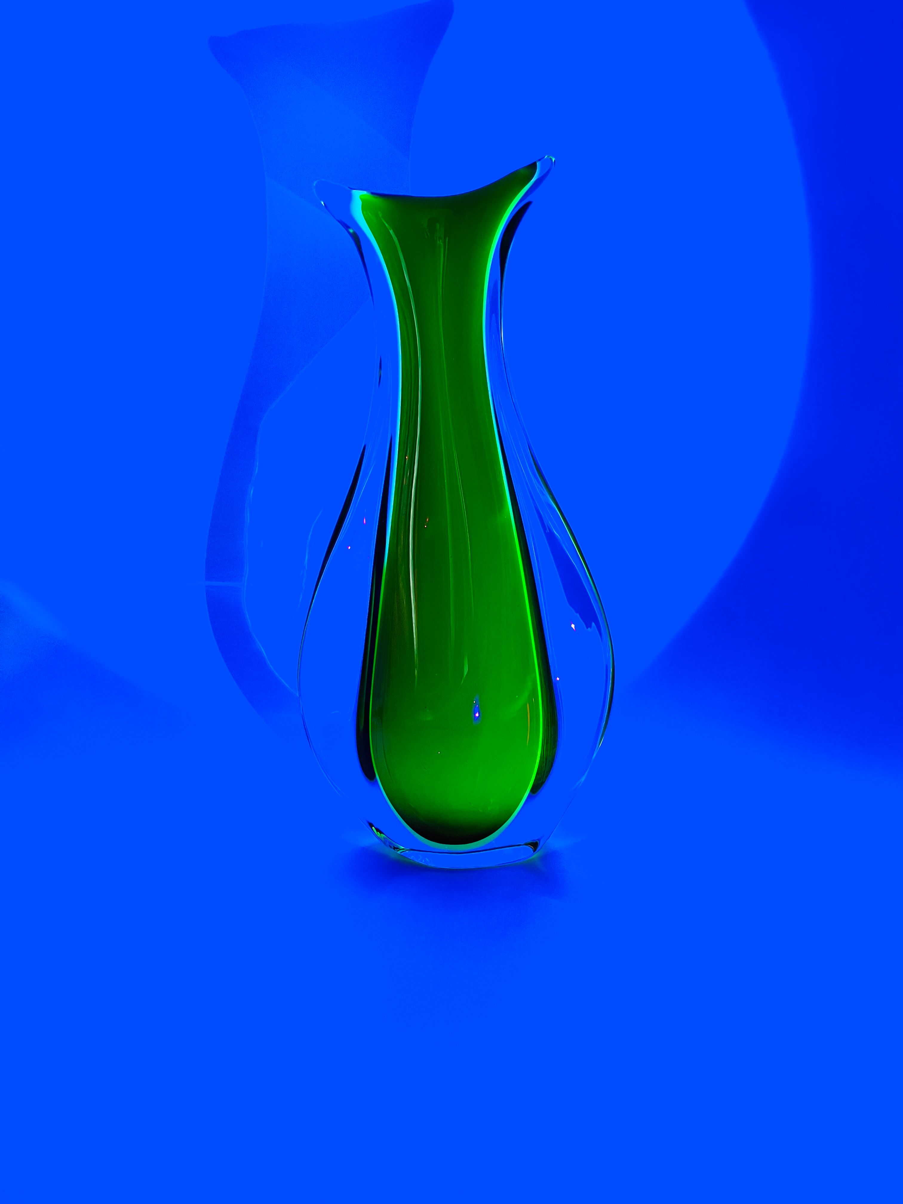 Vase XXL - Ouraline - Murano Sommerso - Flavio Poli - 40cm