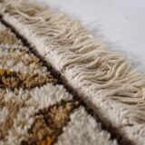 Berber Wool Carpet Runner 1960s