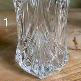 Fine carved glass vase