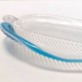 Postmodern Murano Glass Leaf Trinket Bowl / Vide-Poche by Alfredo Barbini, Italy