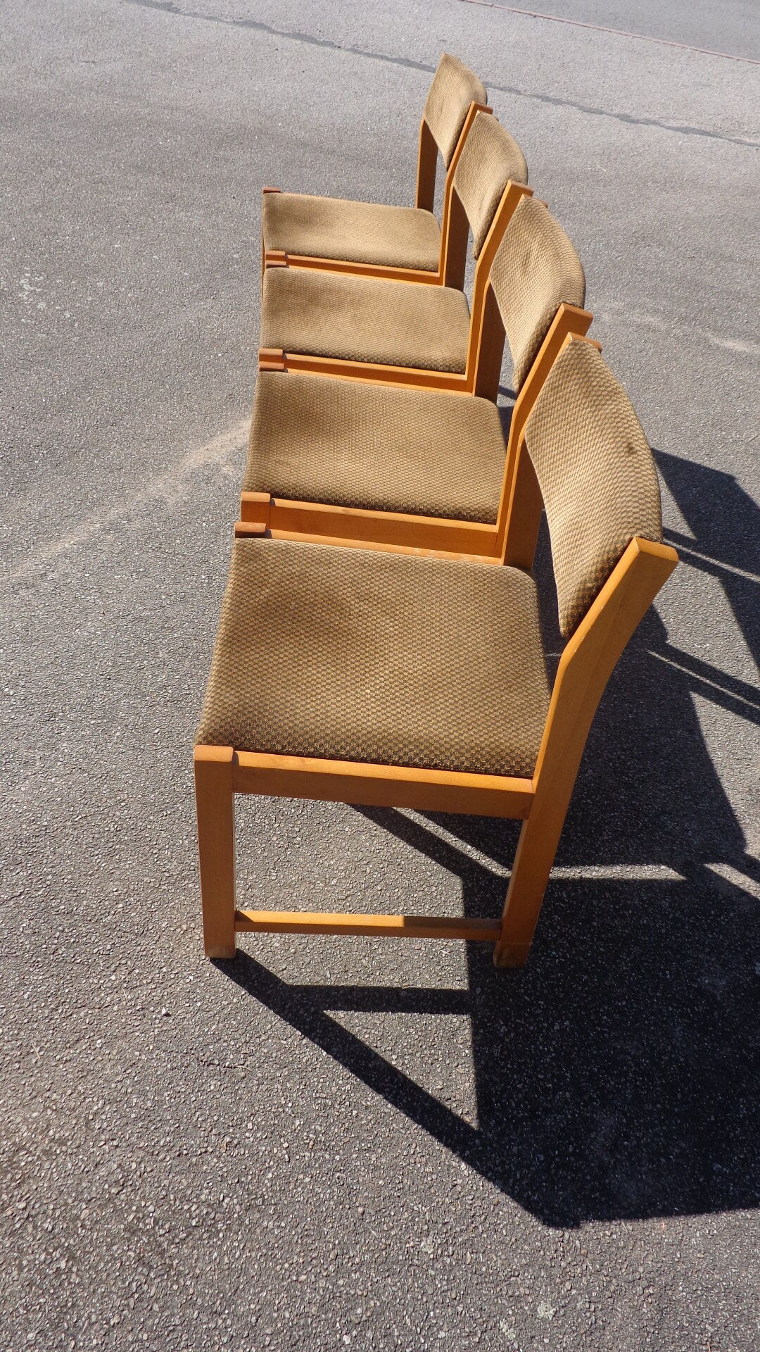 4 contemporary German chairs