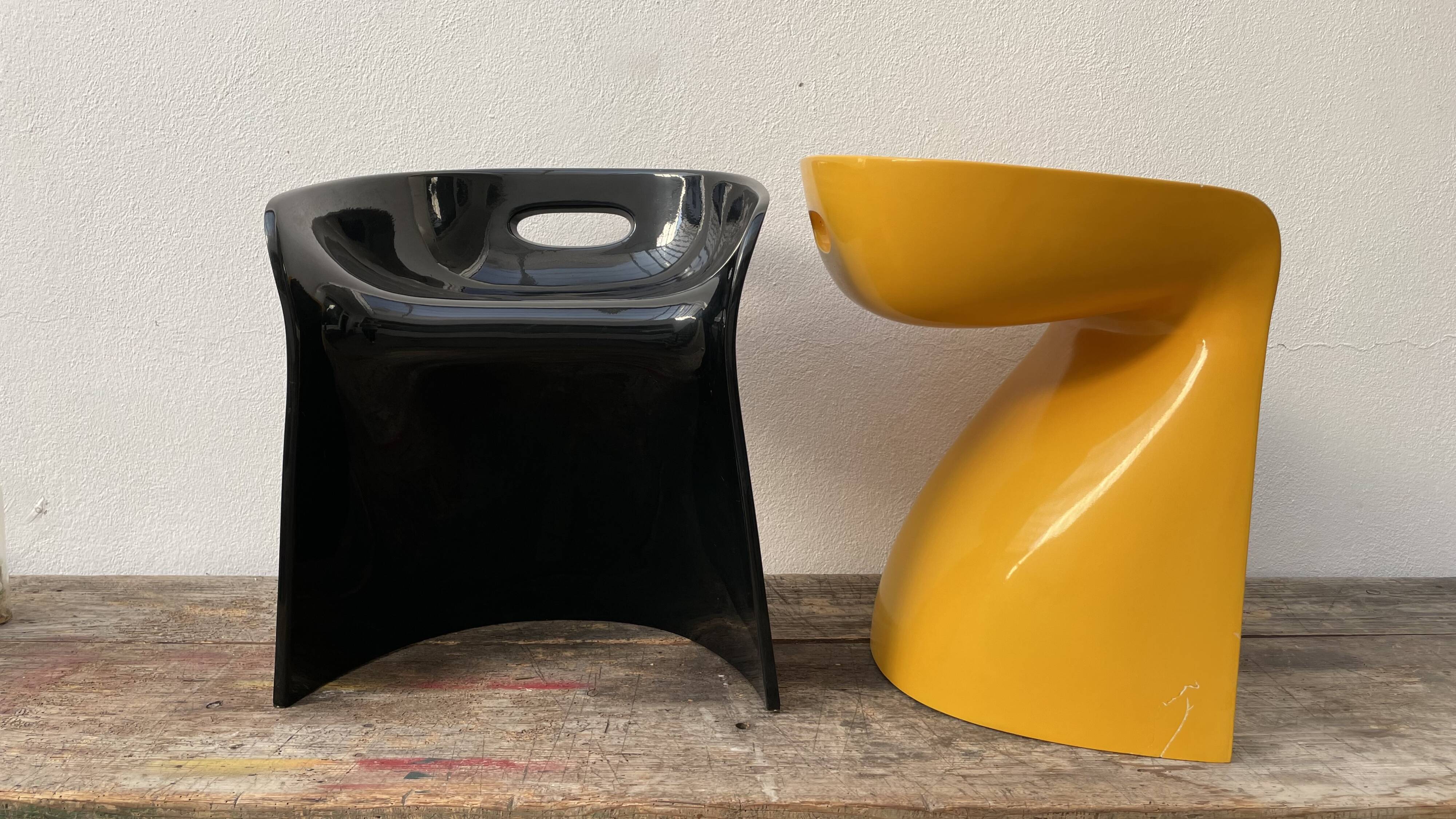 Paire de chaises « Bowl-chairs » design