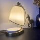 Bauhaus / Modernist lamp brass/bakelite & opaline Mid Century 1940-50