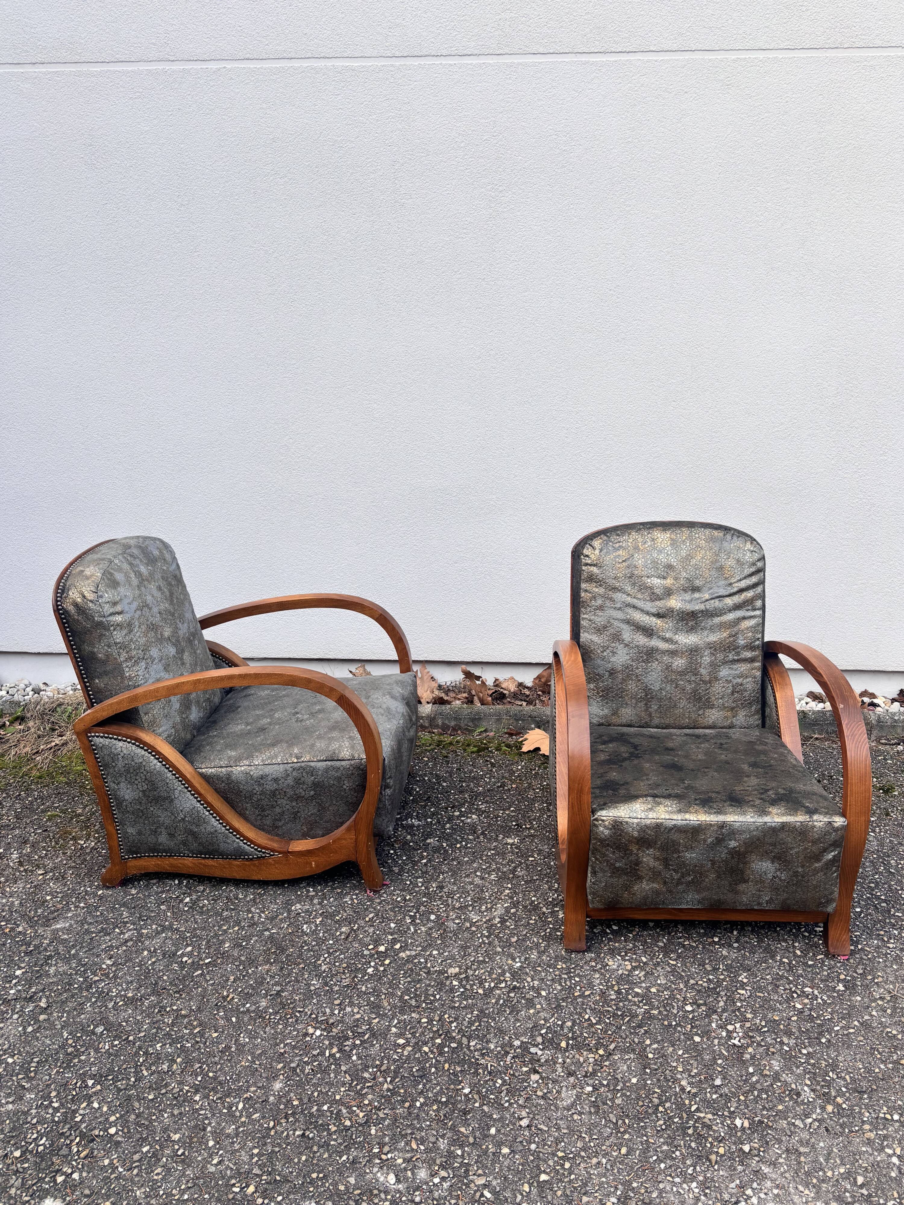 paire de fauteuil art déco