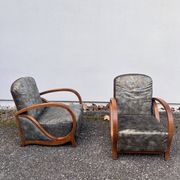 pair of Art Deco armchairs