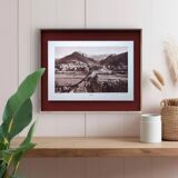 Digne-les-Bains, photo print from 1942.