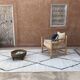 Tapis Marocain Beni Ourain blanc - 347 x 202 cm