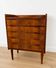 Vintage Danish mid-century modern rosewood chest of drawers by Henning Jørgensen 1959