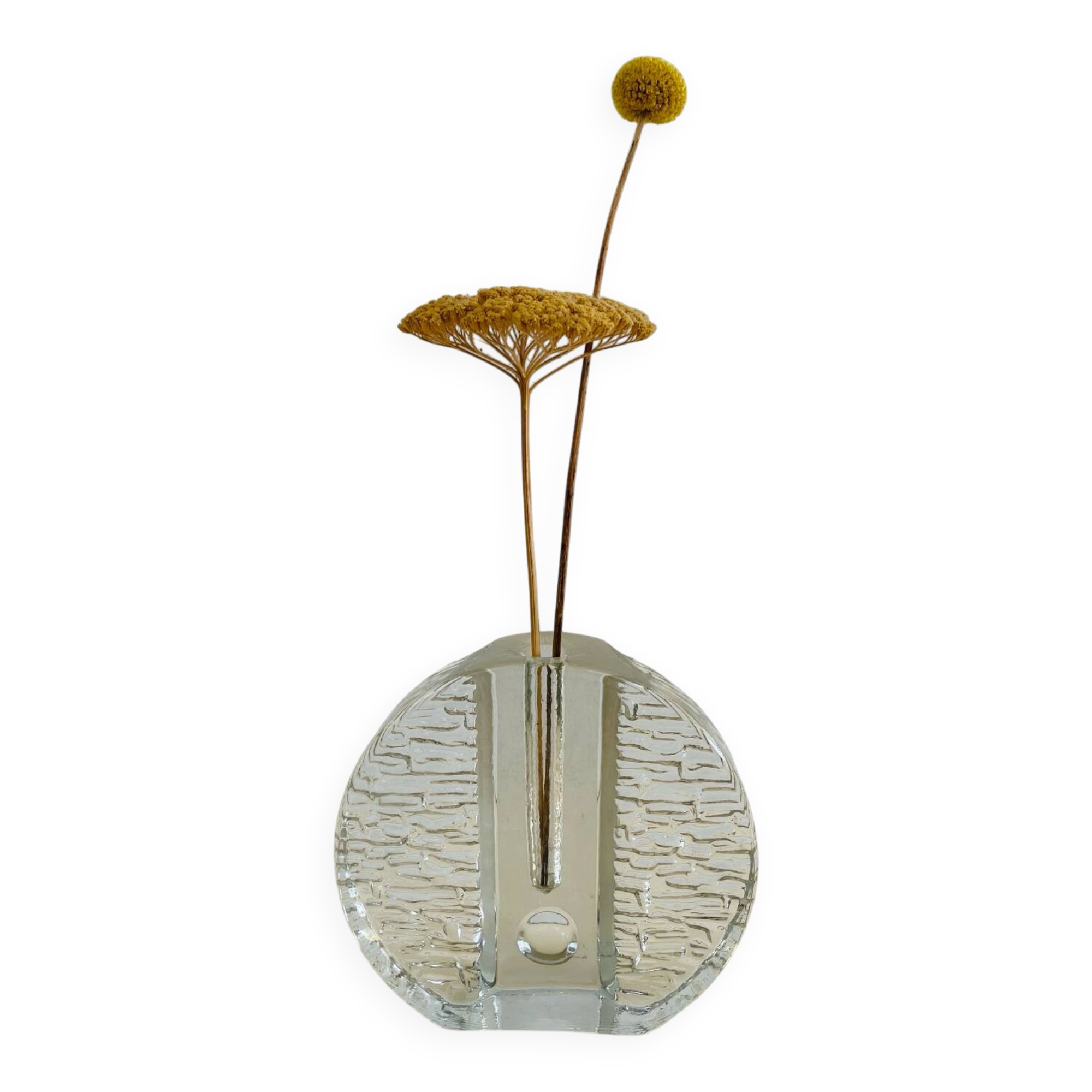 Moulded glass soliflore, 1960-70 - Germany - Space Age