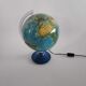 Luminous terrestrial globe of the years 70