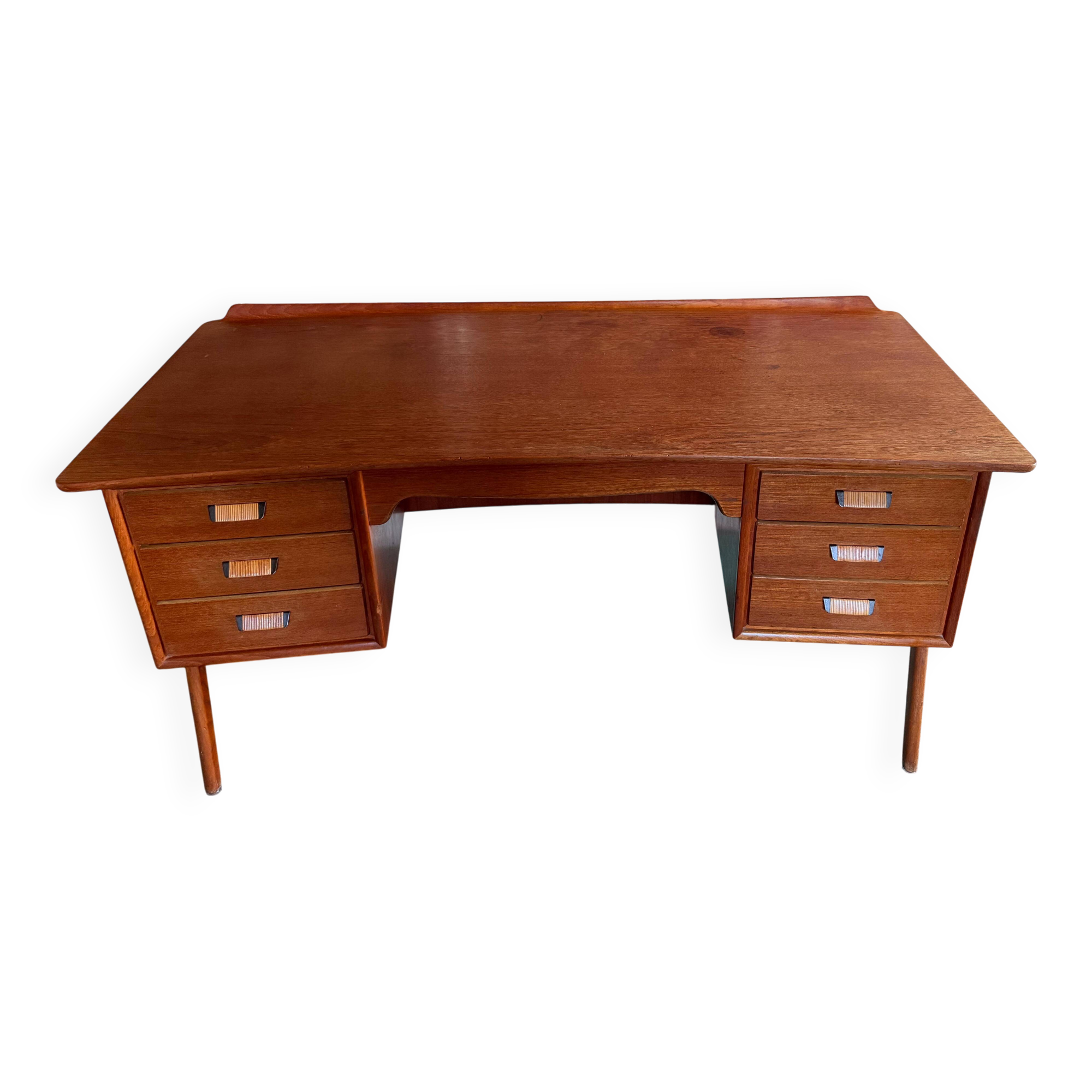 Bureau design danois en teck, Svend Aage Madsen, années 50