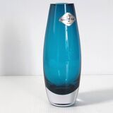 Vintage crystal vase from Vannes 1960