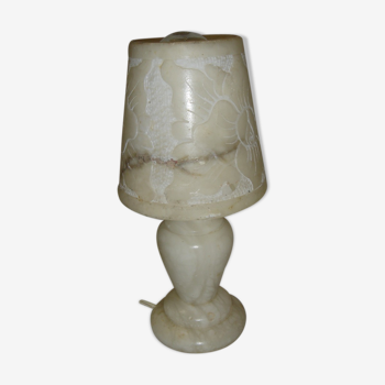 Marble lamp alabaster from 1960