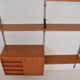 Modular Italian wall shelf, dating from the 60s