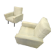 Paire de fauteuils des années 60
