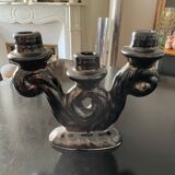 Vallauris ceramic candle holder