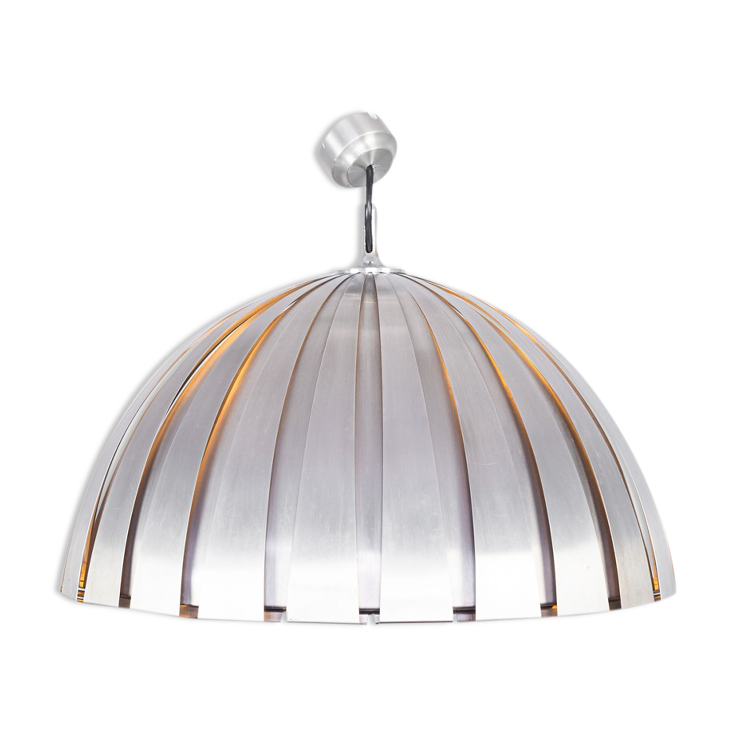 Modern vintage space age 1960s ice cap chandelier