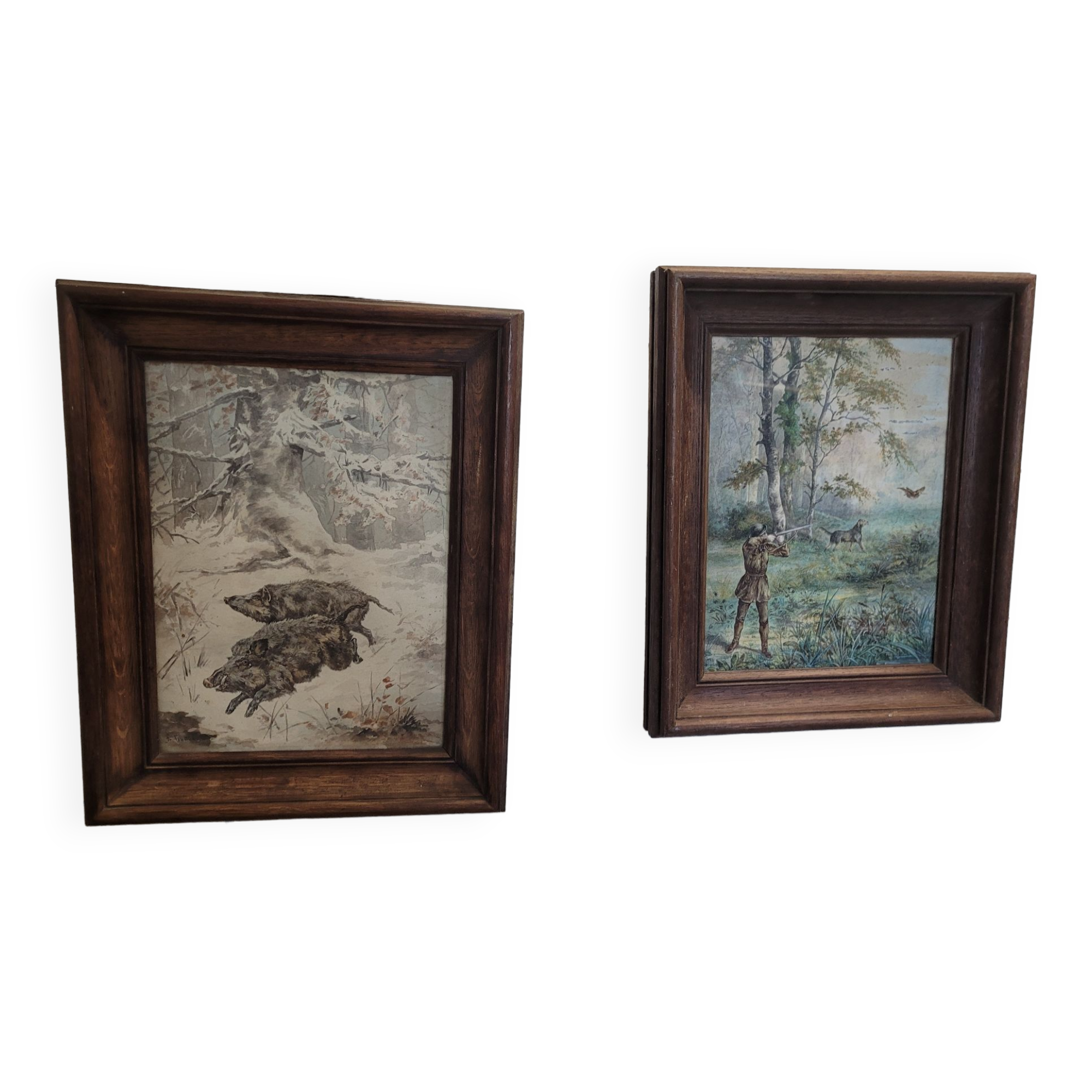 Pair of paintings