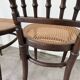 Set of 4 Fischel cane bistro chairs n019