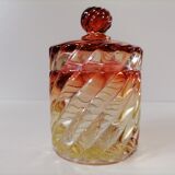 glass jar powder bottle