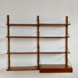 Poul Cadovius "Royal System" scandinavian teak shelving wall system