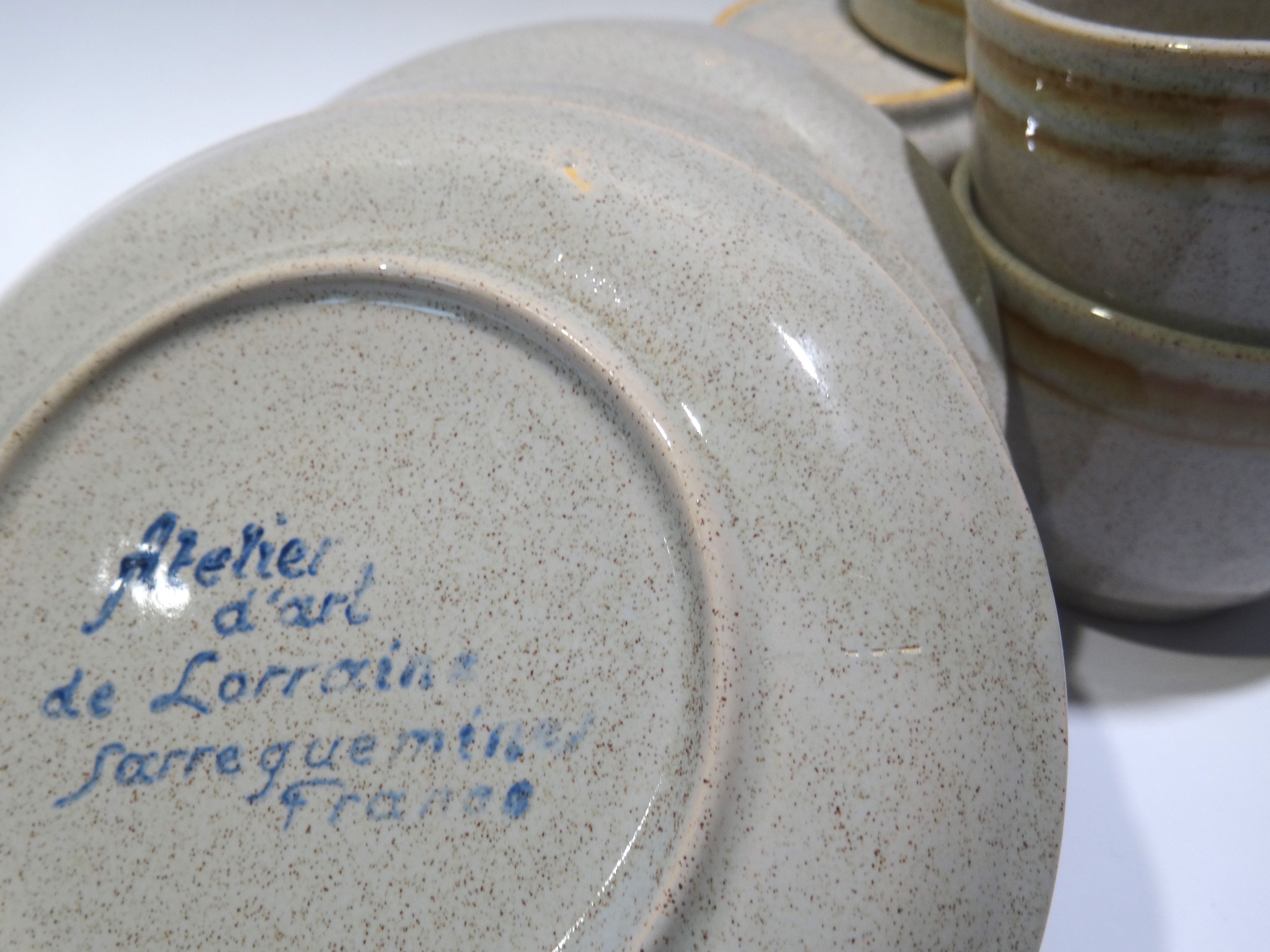 Sarreguemines coffee cups