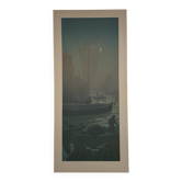 Lithograph by Henri Rivière The Enchantment of the Hours - The First Quarter