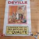 Lithographed poster heating Deville