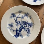 Set of eight German porcelain plates from the 1950s