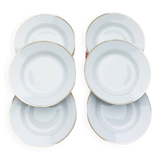 Limoges CG Vierzon porcelain soup plates